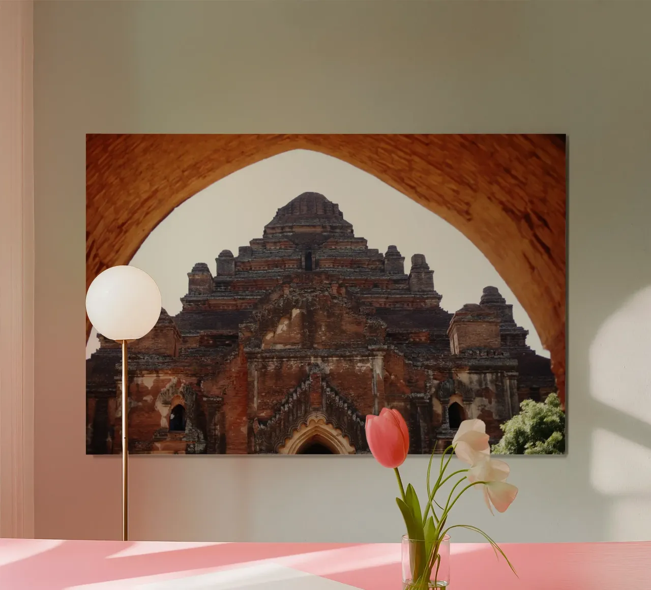 Bagan, complesso di templi del Myanmar carta hahnemühle da Simon Koy