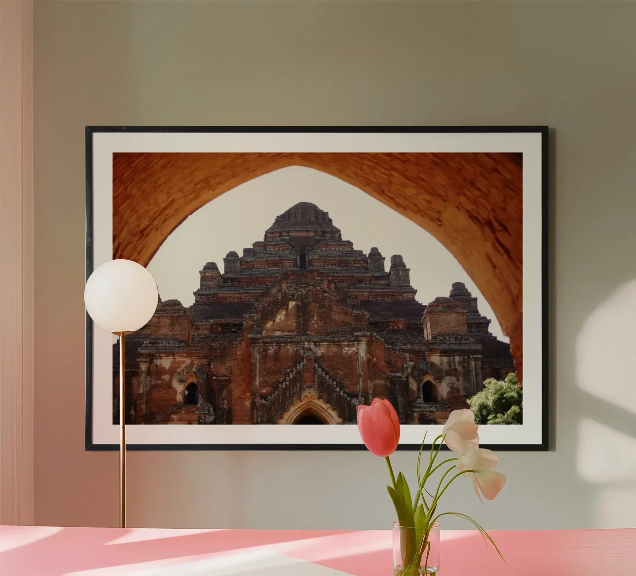 Bagan, complesso di templi del Myanmar carta hahnemühle da Simon Koy
