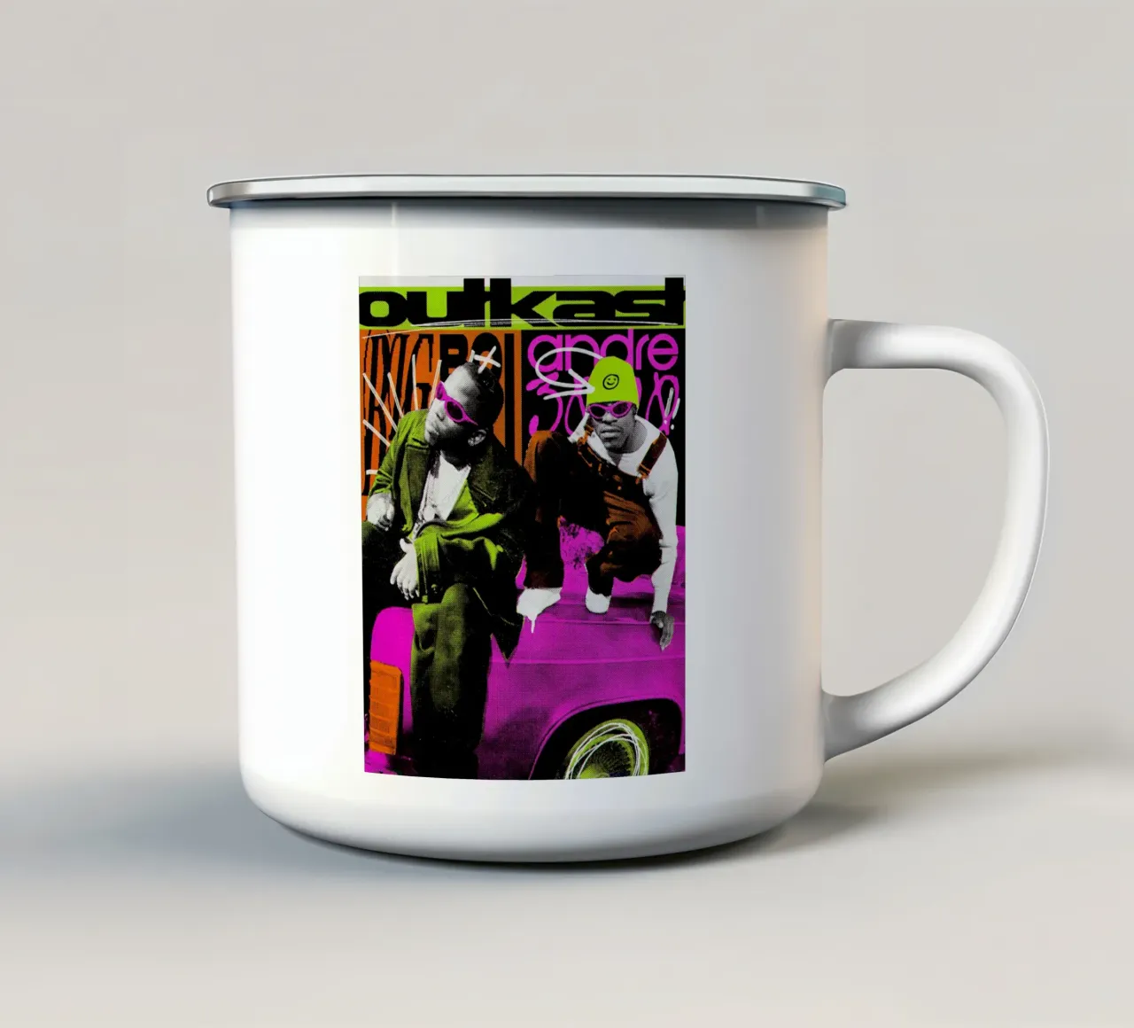 Stile Silhouette - Outkast Jazz tazza in smalto da grass.studio_
