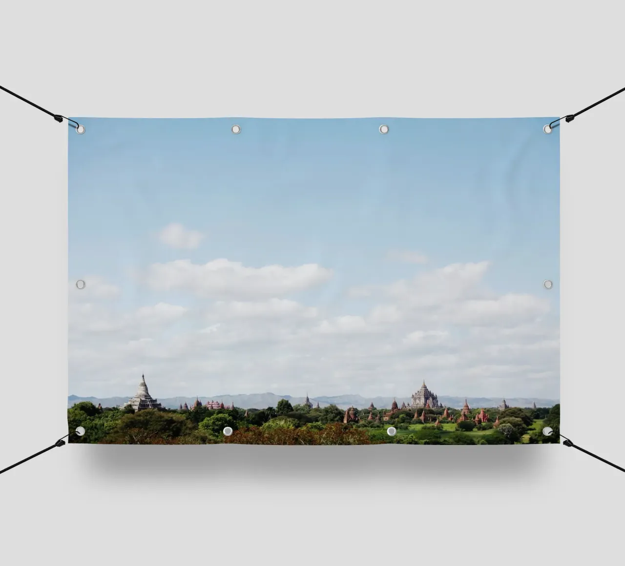 Bagan, complesso di templi, Myanmar telo in pvc da fotokunst