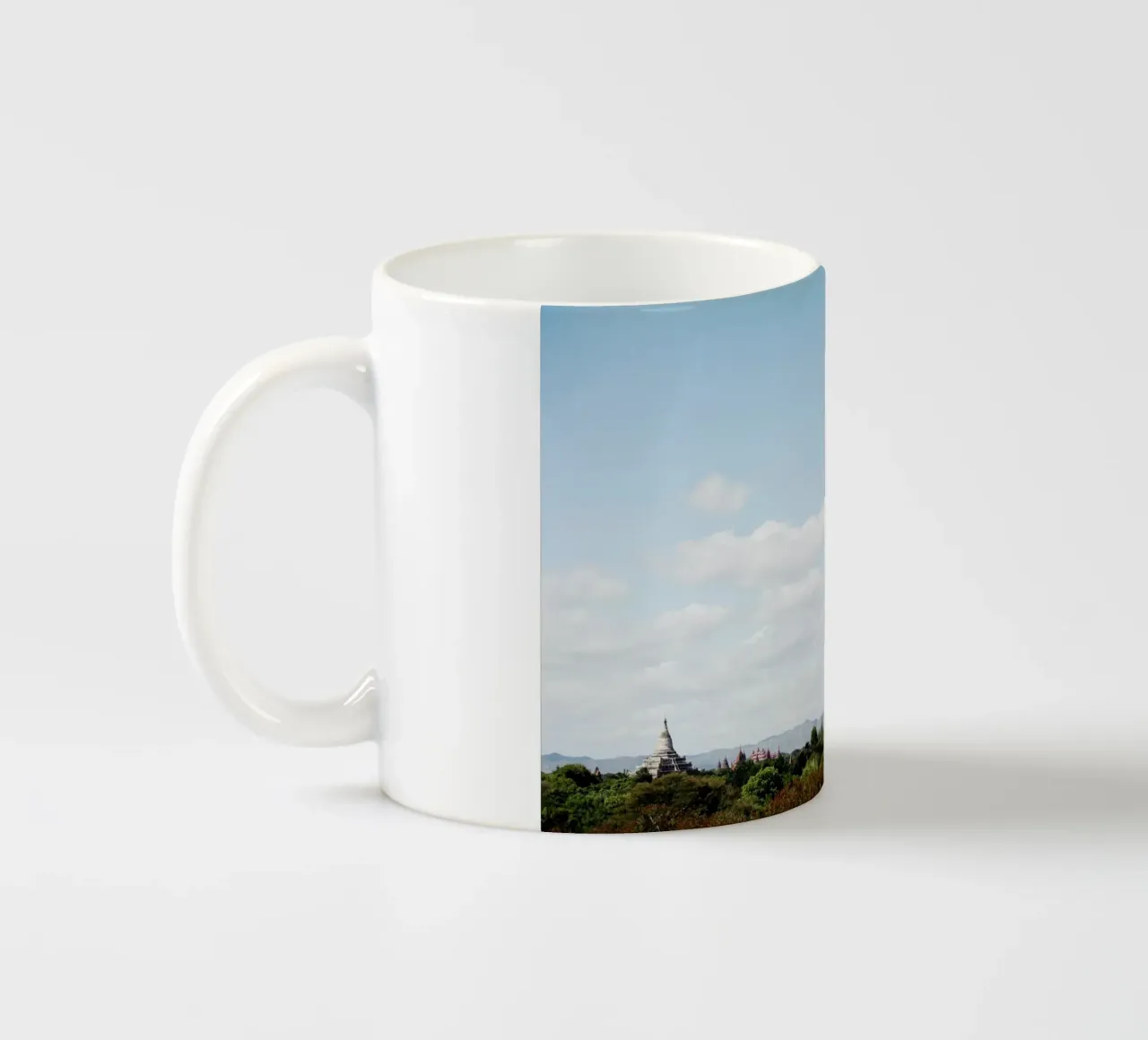 Bagan, complesso di templi, Myanmar tazza in ceramica da Simon Koy
