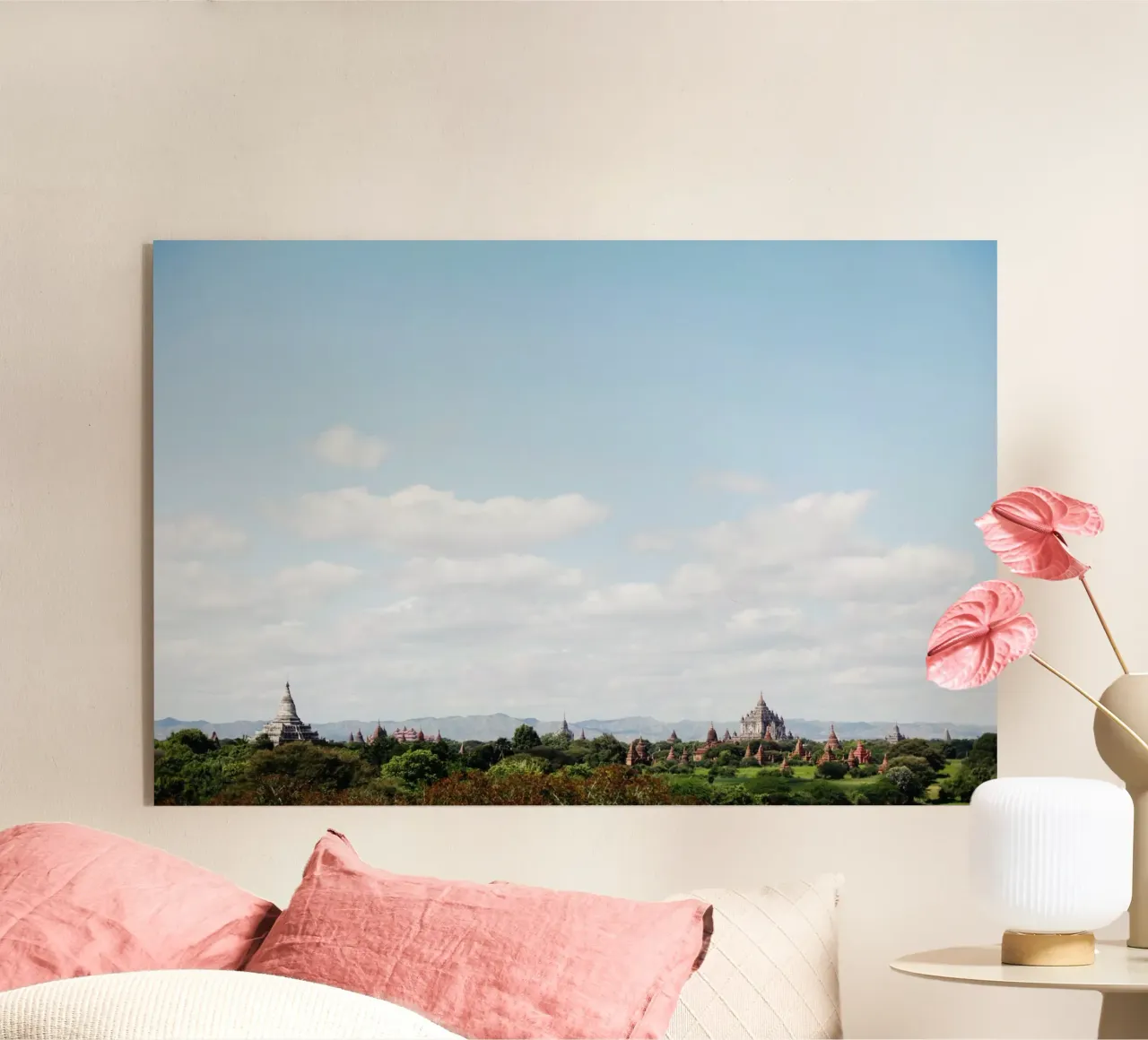 Bagan, complesso di templi, Myanmar plexiglass da fotokunst