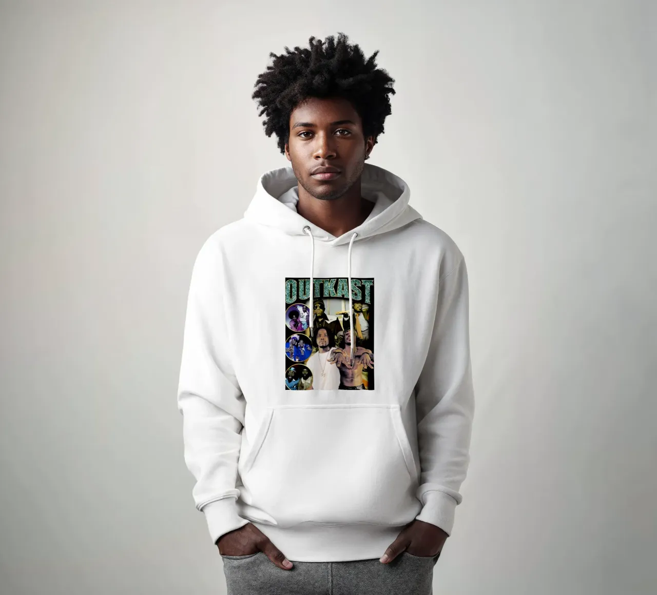 Outkast - Funk felpa con cappuccio da grass.studio_
