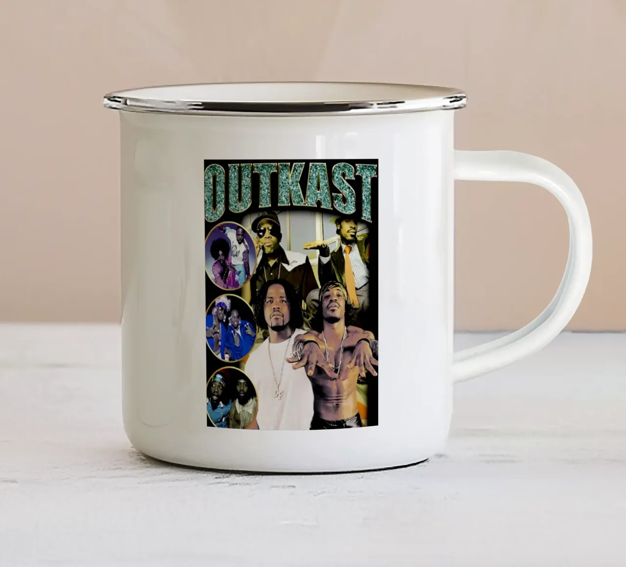 Outkast - Funk tazza in smalto da grass.studio_