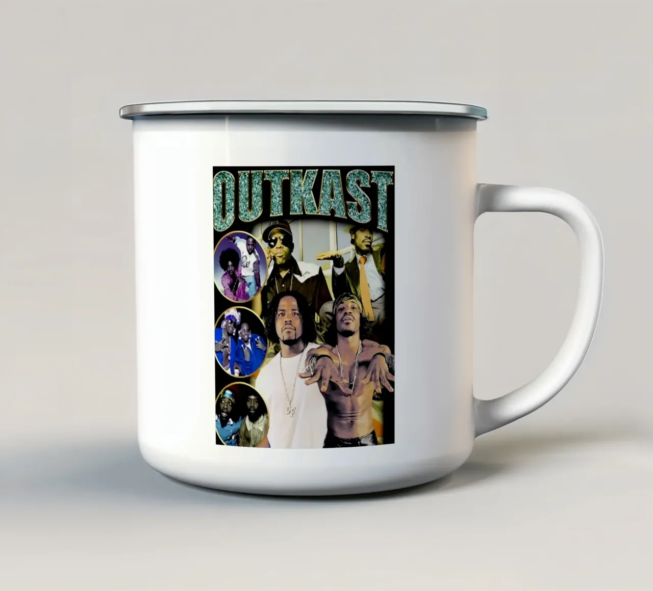 Outkast - Funk tazza in smalto da grass.studio_