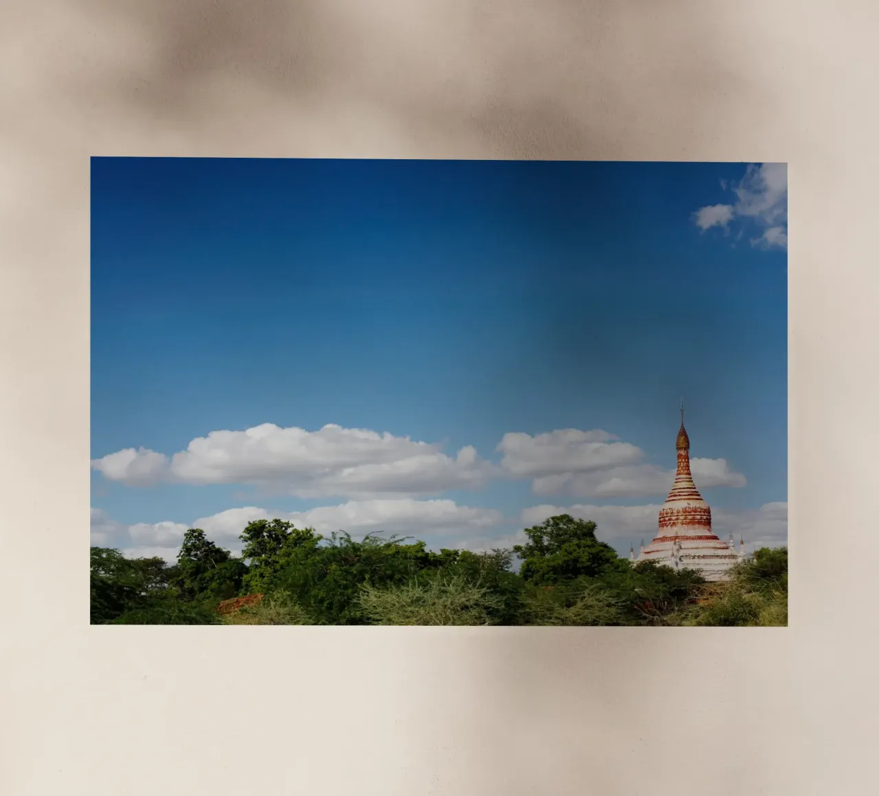 bagan, complesso di templi, myanmar pellicola backlit da Simon Koy