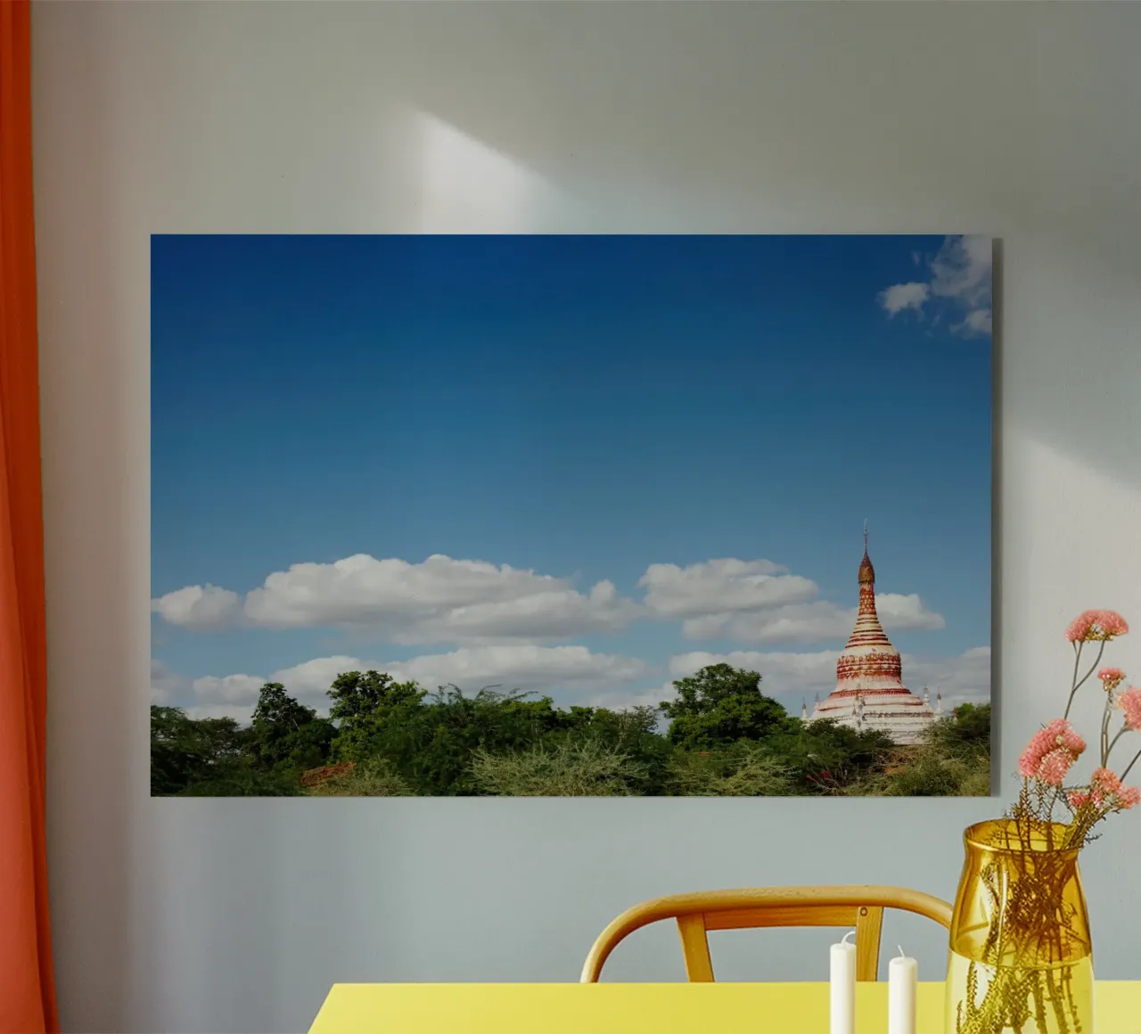 bagan, complesso di templi, myanmar alluminio dibond da Simon Koy