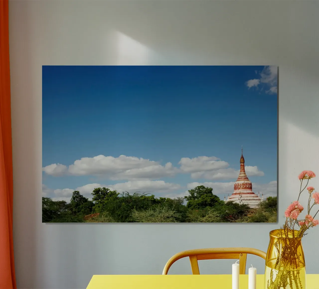 bagan, complesso di templi, myanmar carta hahnemühle da Simon Koy