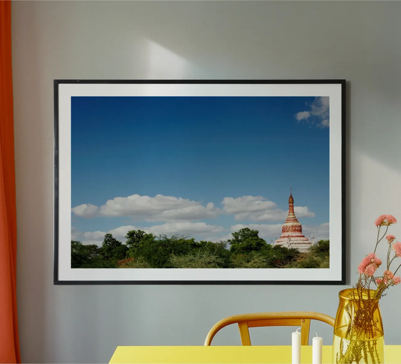 bagan, complesso di templi, myanmar carta hahnemühle da Simon Koy