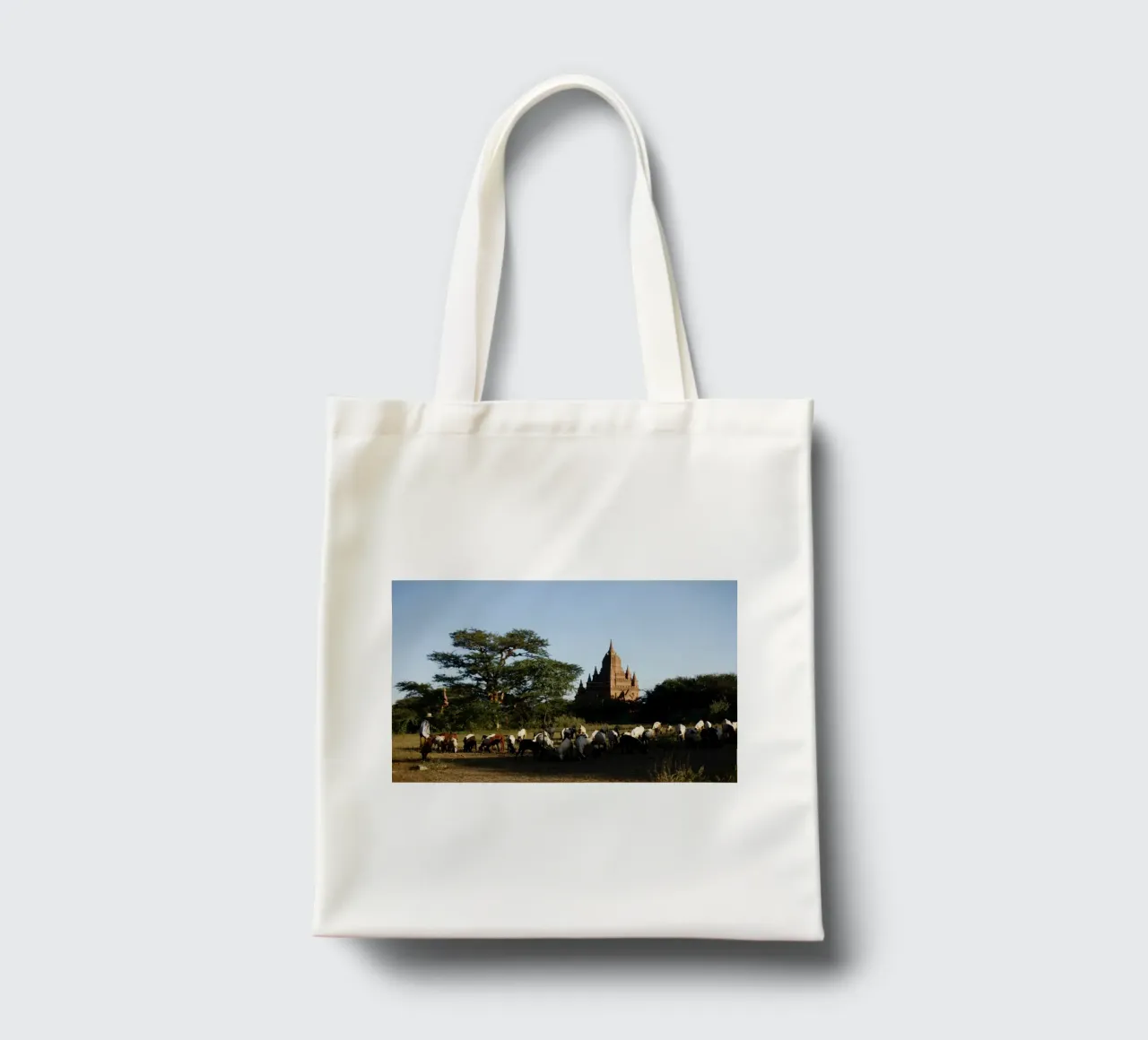 Myanmar, complesso di templi di Bagan borsa in juta da Simon Koy