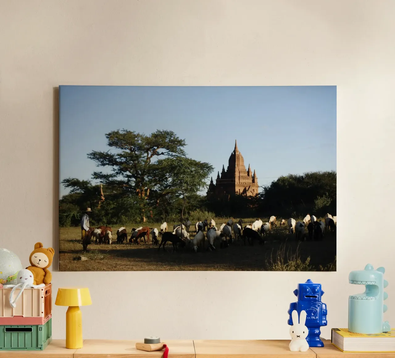 Myanmar, complesso di templi di Bagan tela da Simon Koy