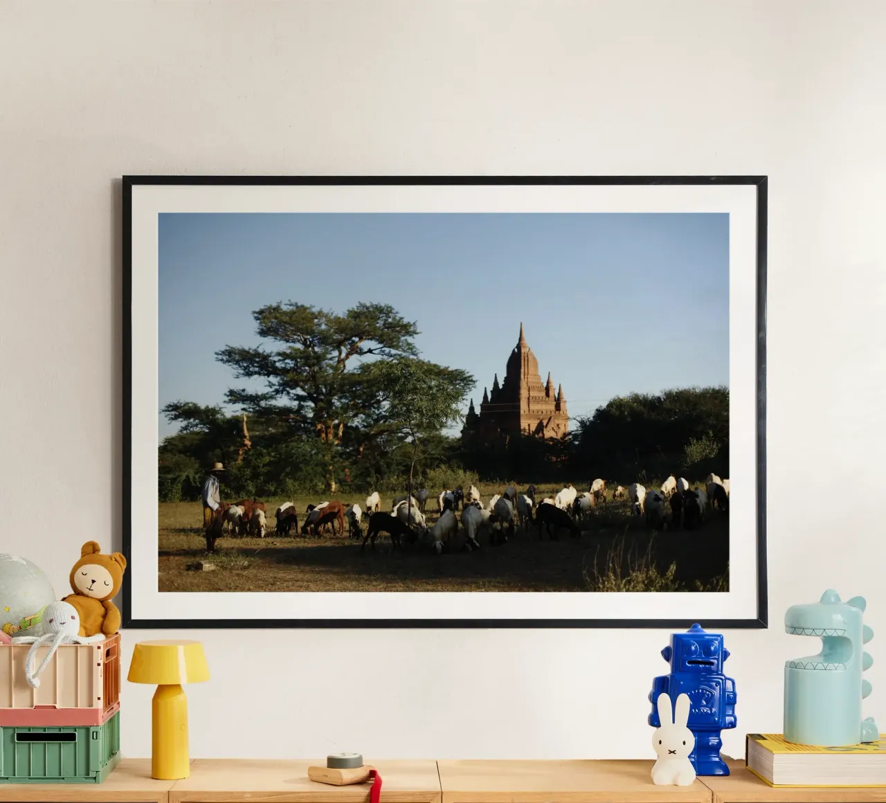 Myanmar, complesso di templi di Bagan carta hahnemühle da Simon Koy