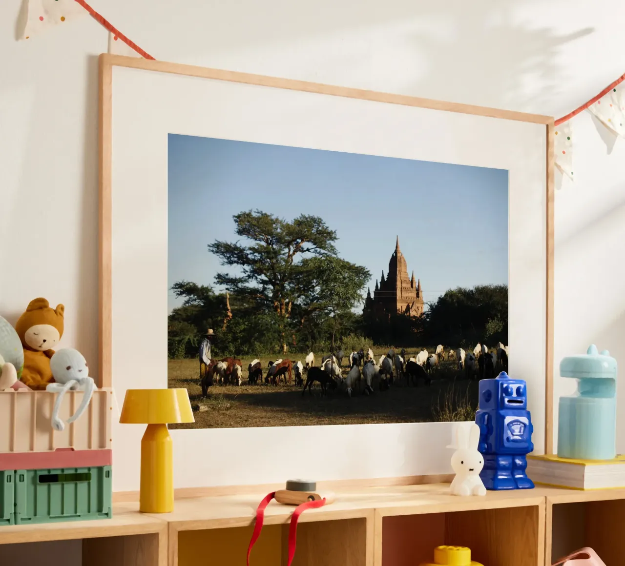 Myanmar, complesso di templi di Bagan carta hahnemühle da Simon Koy