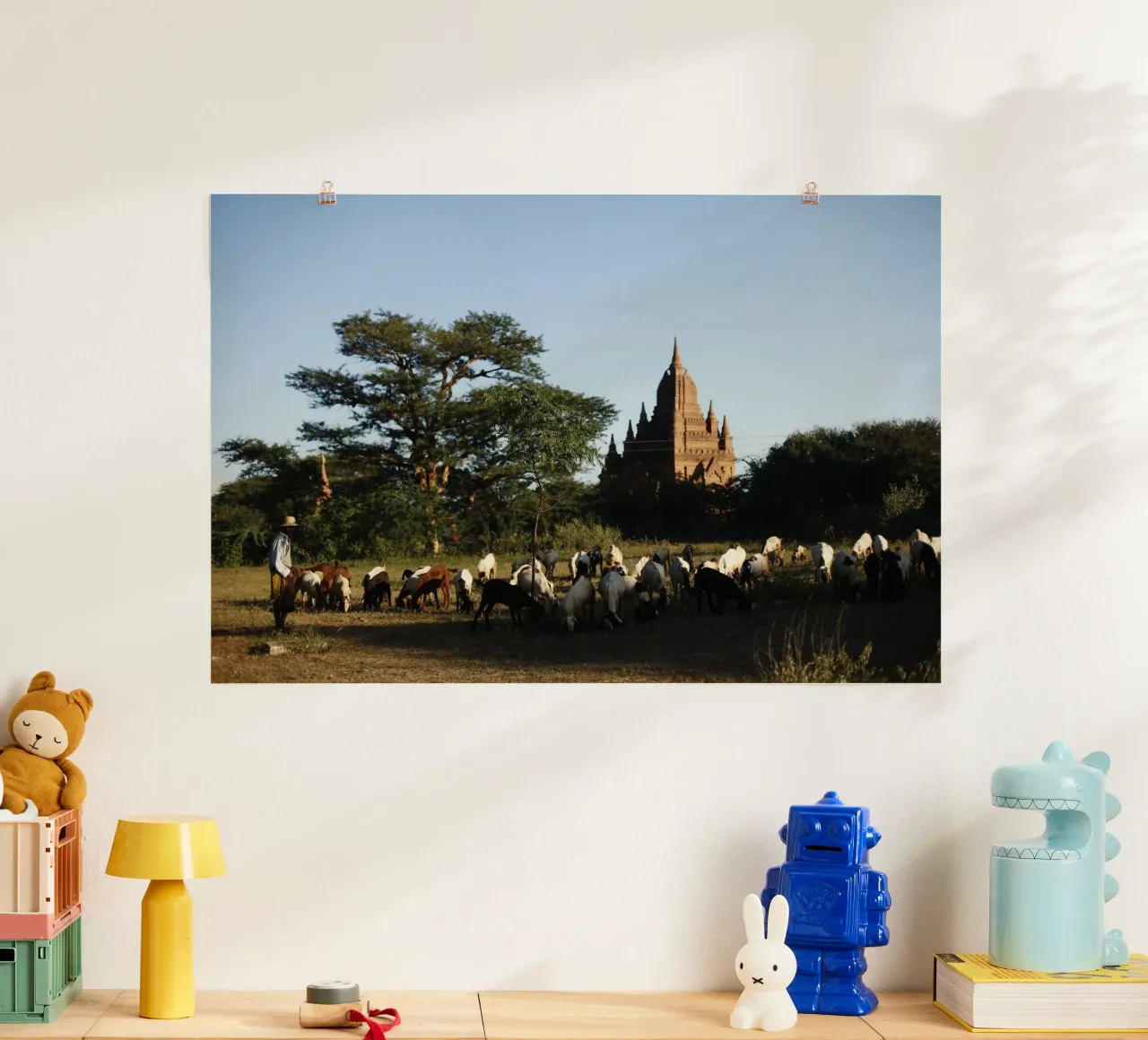 Myanmar, complesso di templi di Bagan carta hahnemühle da Simon Koy