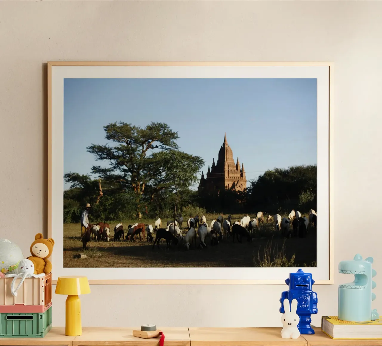Myanmar, complesso di templi di Bagan carta hahnemühle da Simon Koy