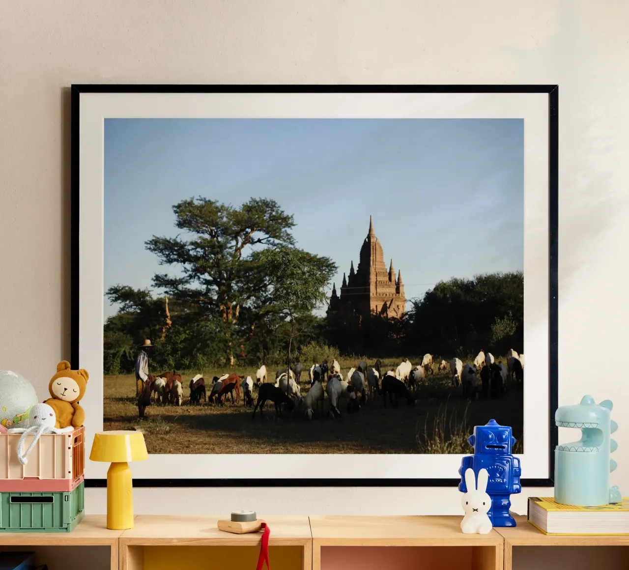 Myanmar, complesso di templi di Bagan carta hahnemühle da Simon Koy