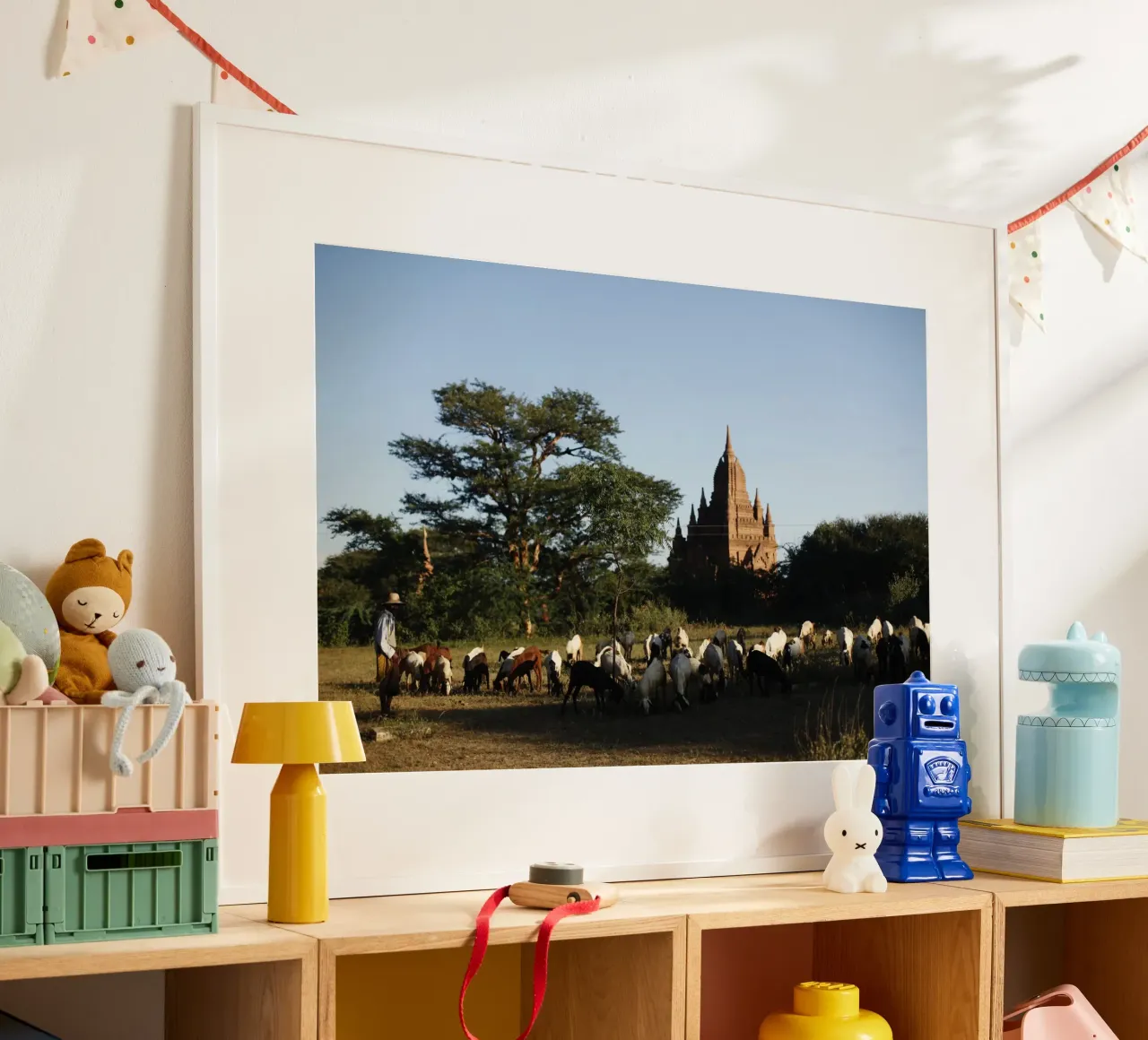 Myanmar, complesso di templi di Bagan carta hahnemühle da Simon Koy