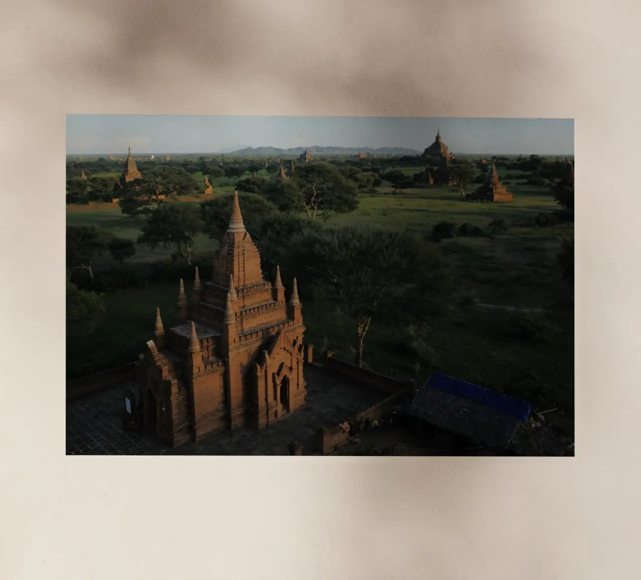 Myanmar, complesso di templi di Bagan pellicola backlit da Simon Koy