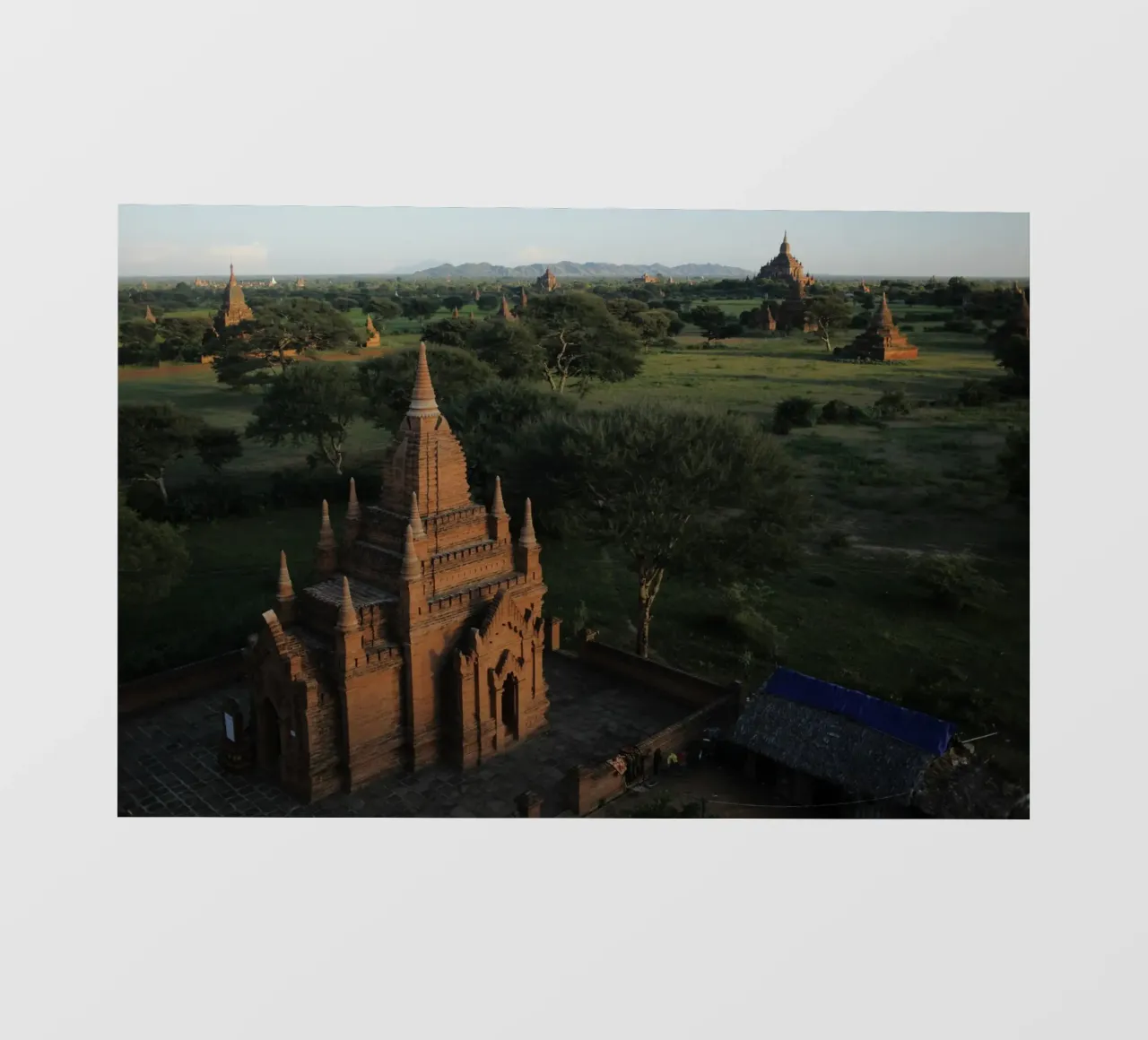 Myanmar, complesso di templi di Bagan pellicola backlit da Simon Koy