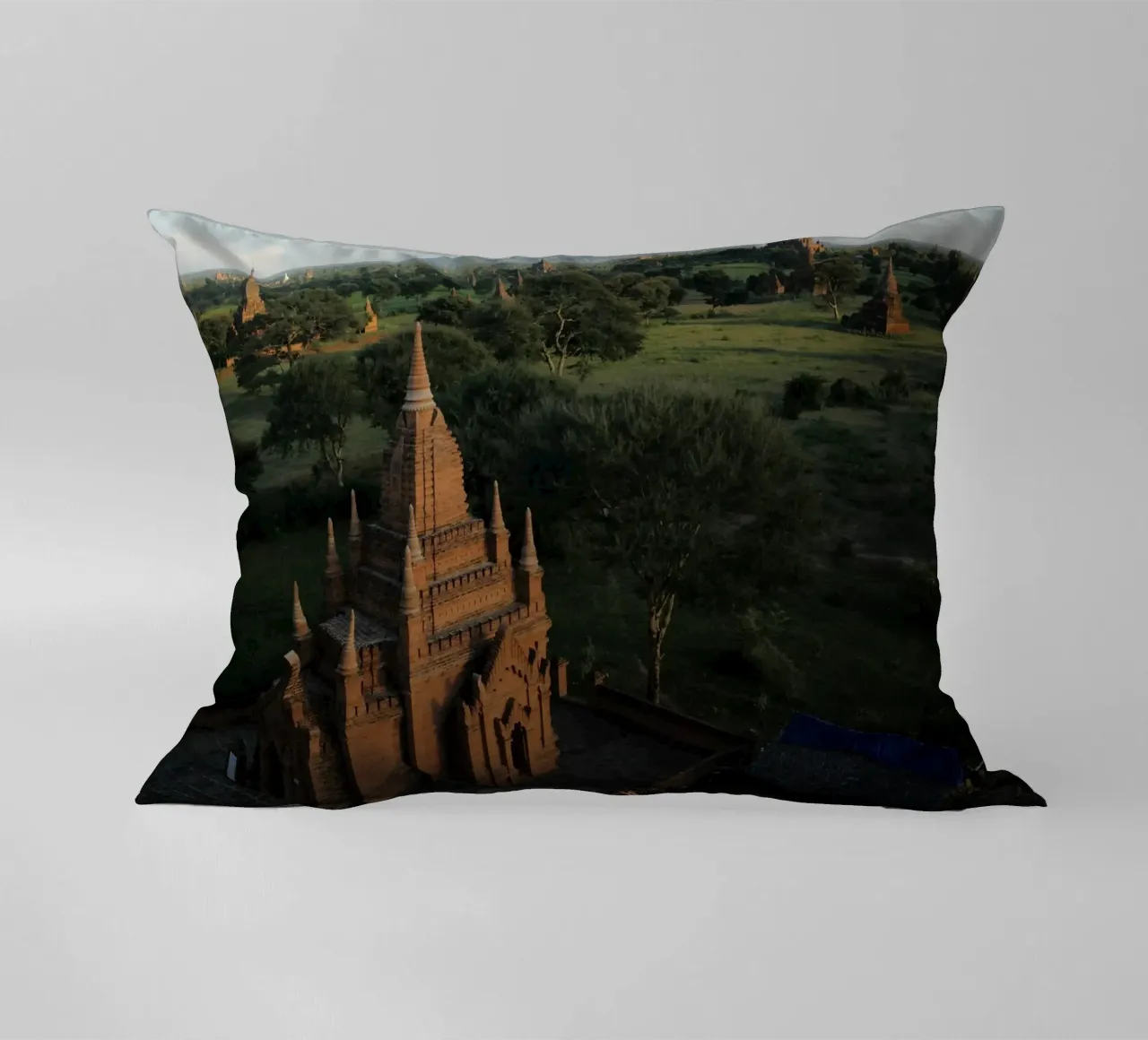 Myanmar, complesso di templi di Bagan cuscino da fotokunst