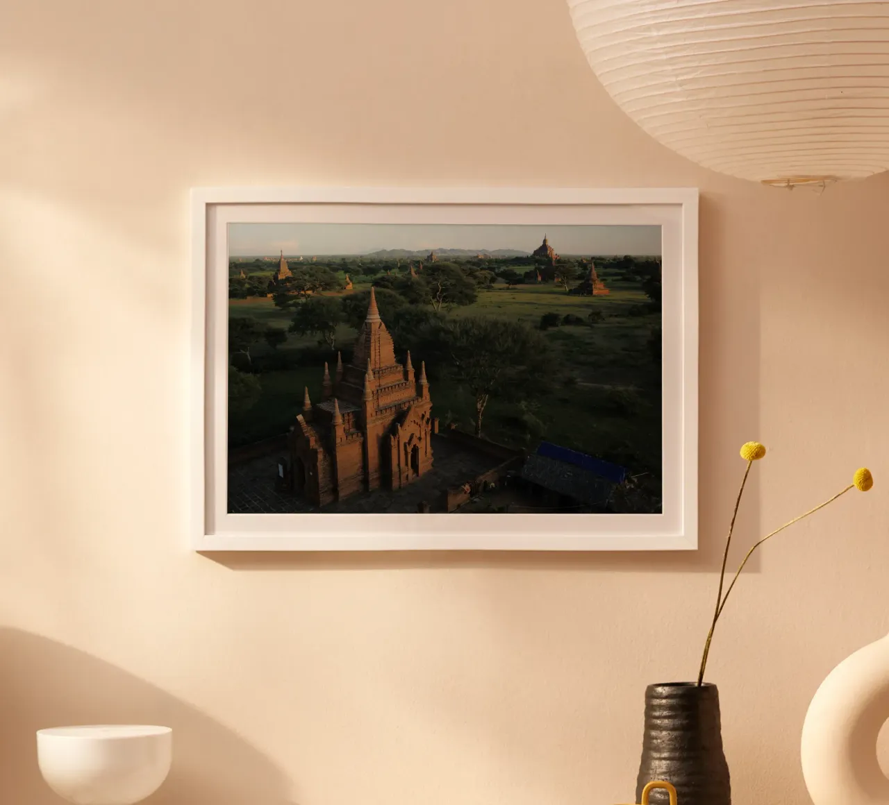 Myanmar, complesso di templi di Bagan carta hahnemühle da Simon Koy
