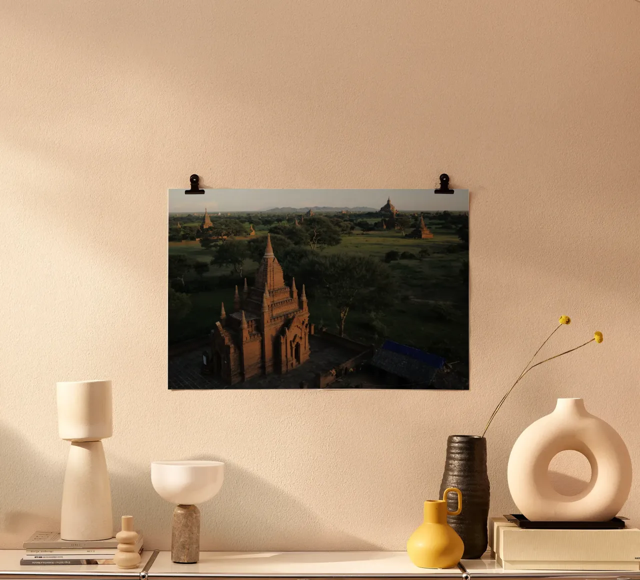 Myanmar, complesso di templi di Bagan carta hahnemühle da Simon Koy