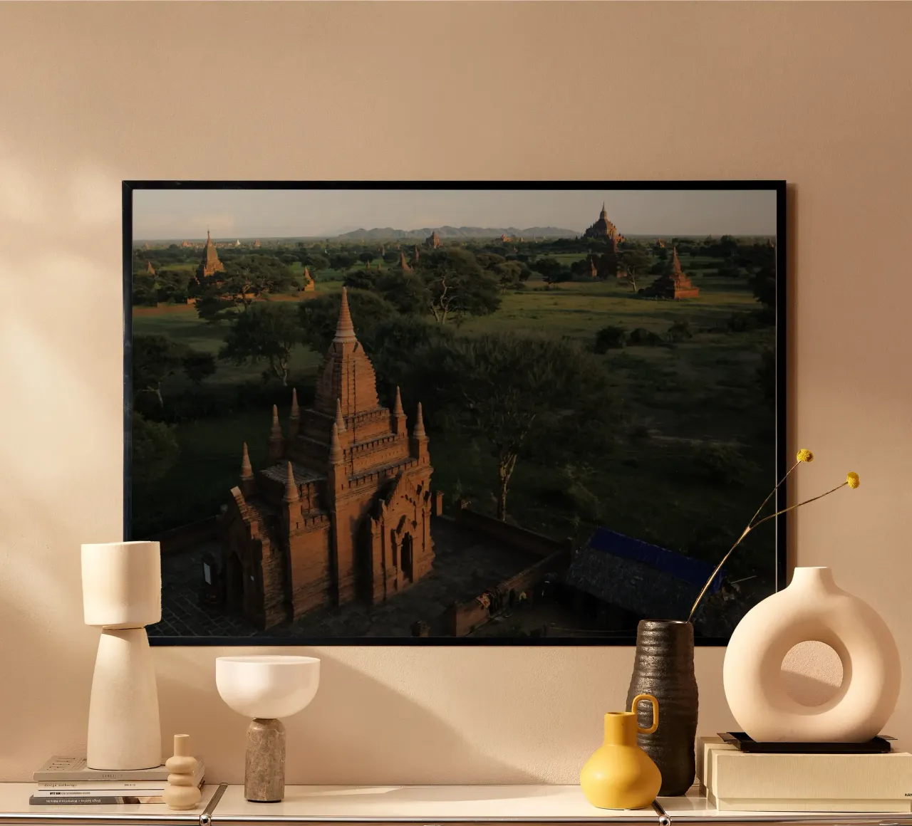 Myanmar, complesso di templi di Bagan carta hahnemühle da Simon Koy