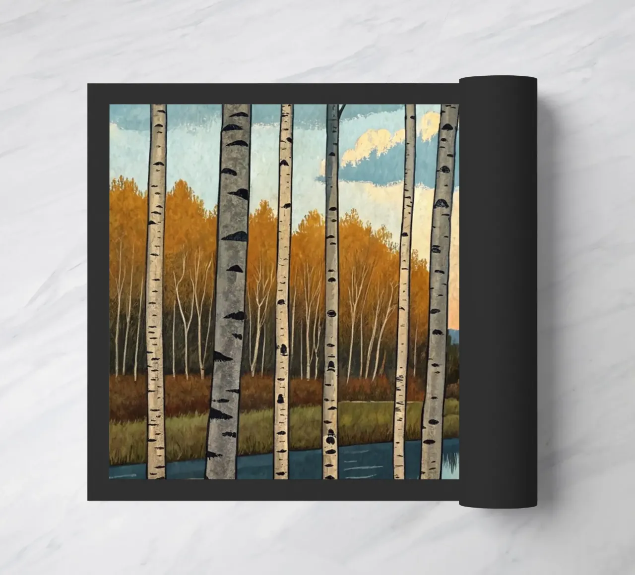 Una tranquilla serata d'autunno zerbino da Artistic-shop