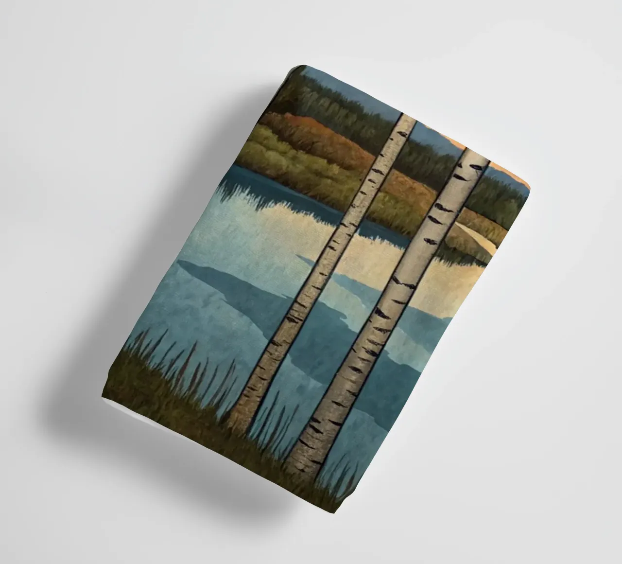 Una tranquilla serata d'autunno asciugamano da bagno da Artistic-shop