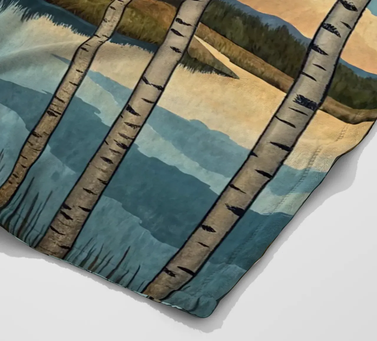 Una tranquilla serata d'autunno coperta in pile da Artistic-shop