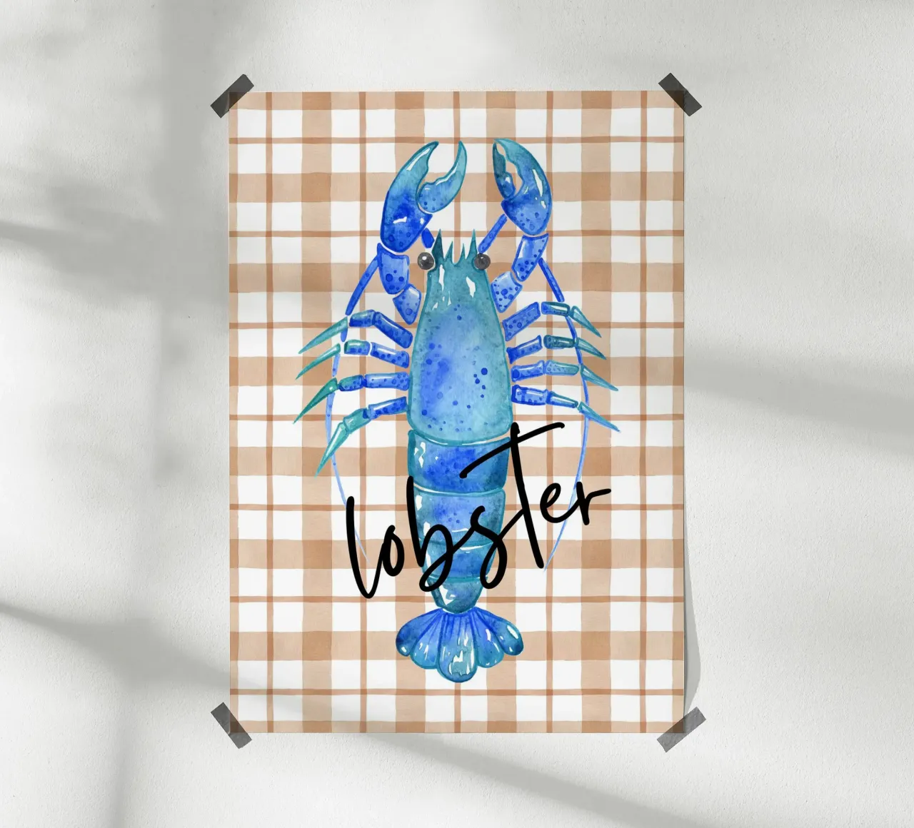 Lobester poster da PinkCandyWalls