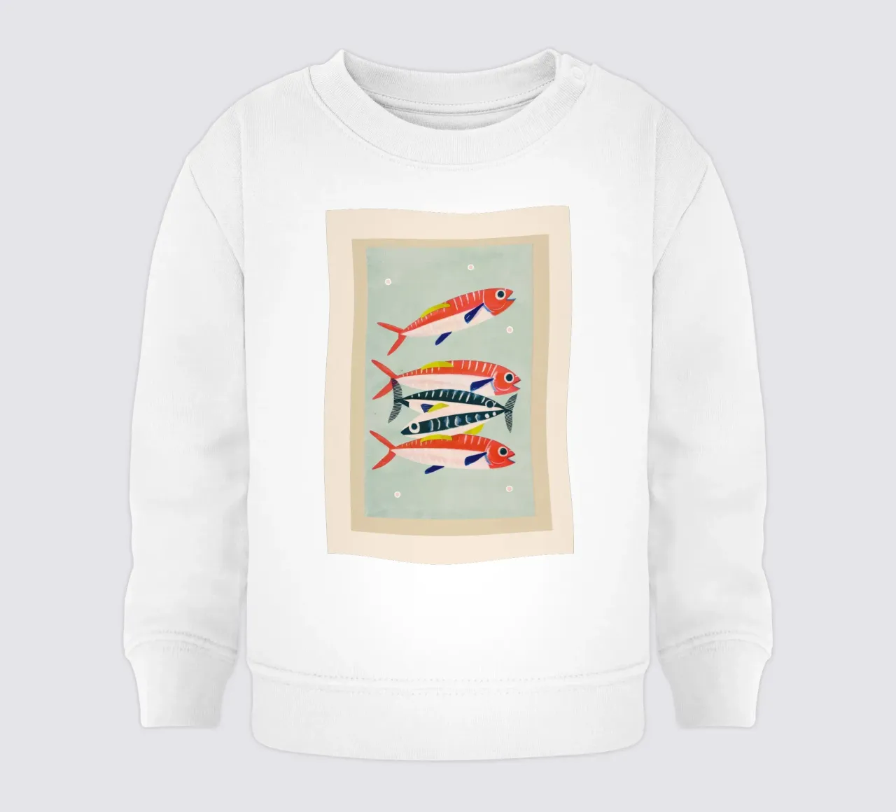 Coral Coast Sardines felpa neonato da Luca