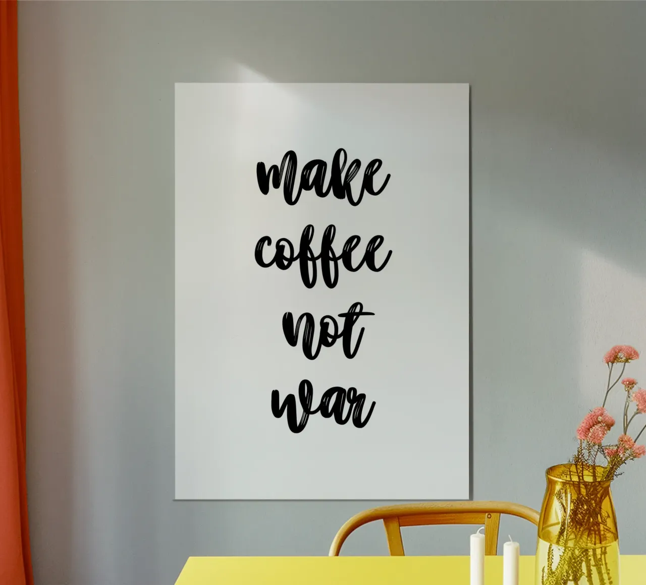 Make coffee not war forex plate by PinkCandyWalls