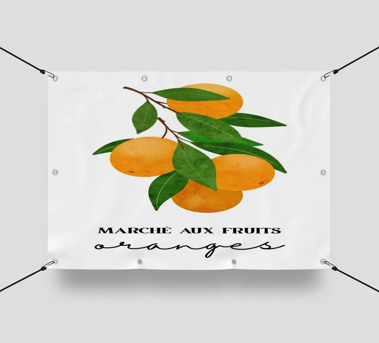 Oranges telo in pvc da PinkCandyWalls