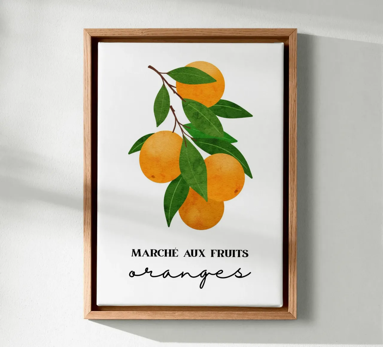 Oranges canvas van PinkCandyWalls