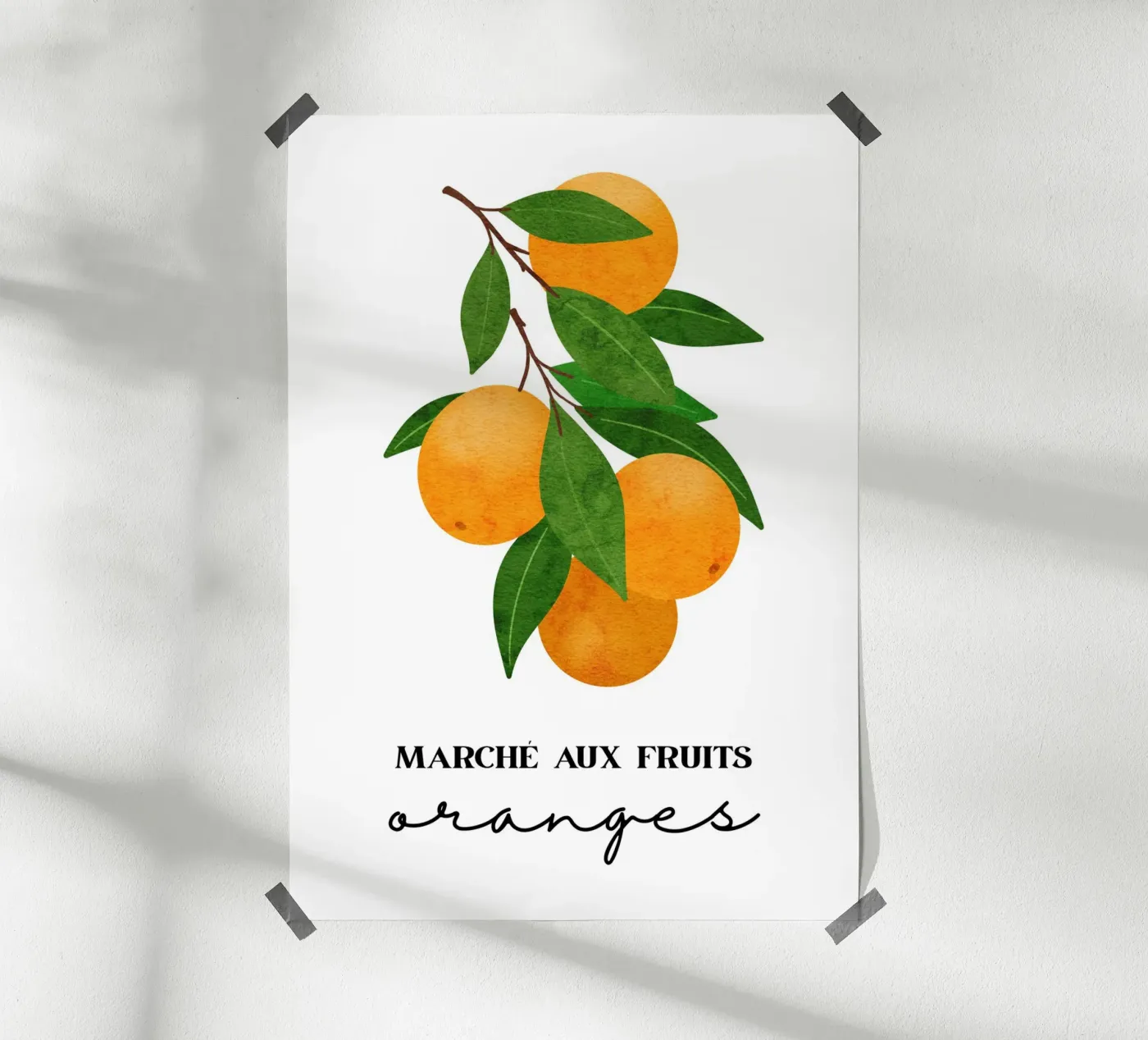 Oranges poster van PinkCandyWalls