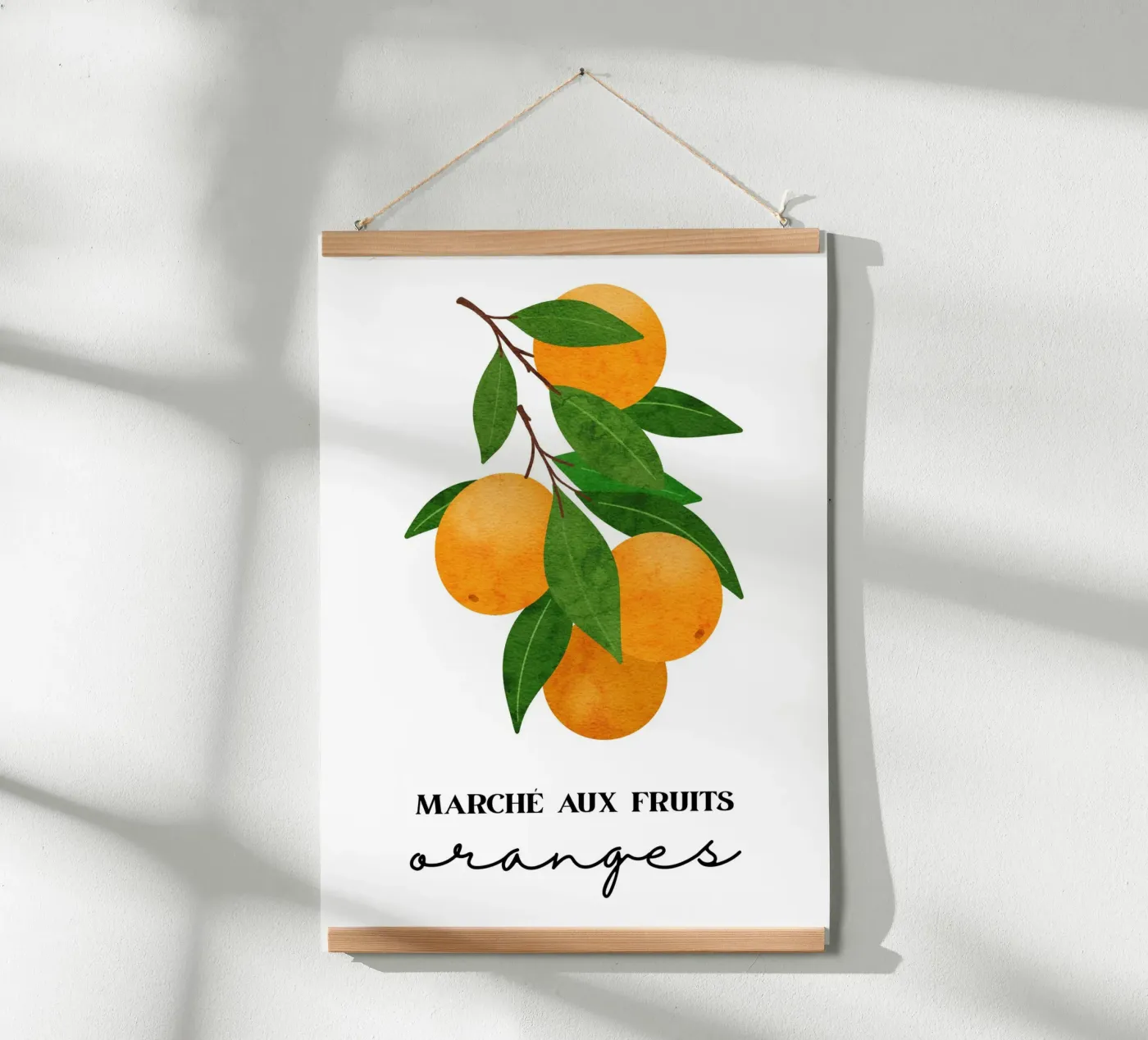 Oranges poster van PinkCandyWalls