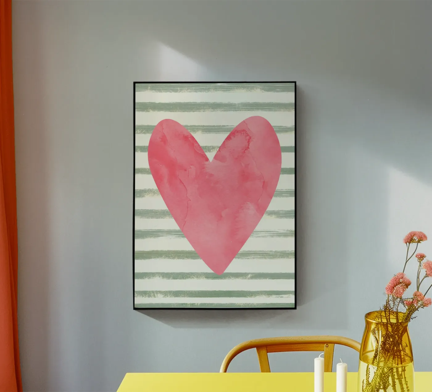 Heart plexiglass da PinkCandyWalls