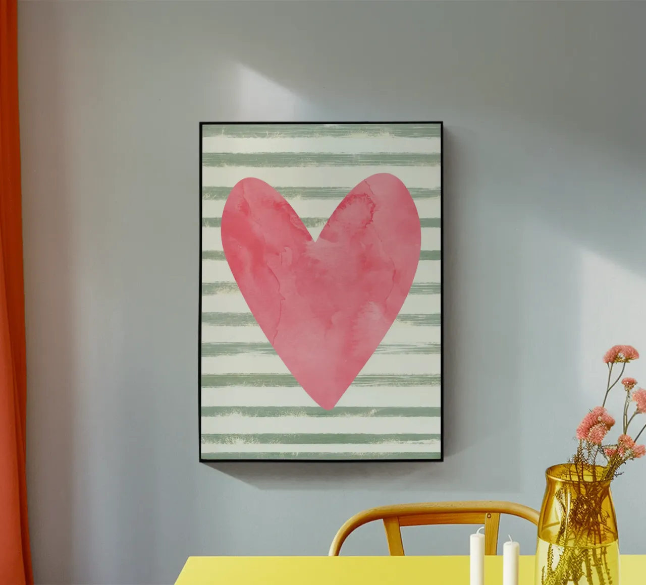 Heart plexiglass da PinkCandyWalls