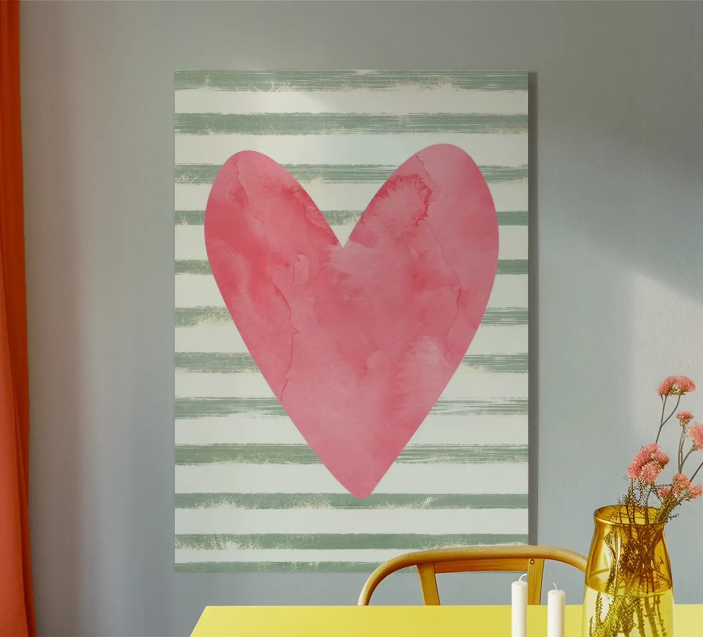 Heart plexiglass da PinkCandyWalls
