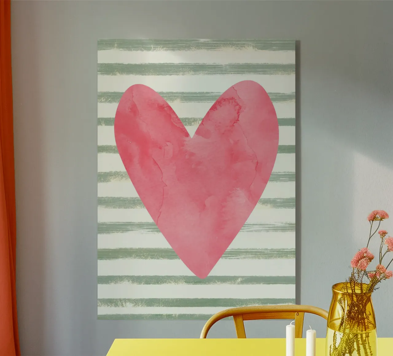 Heart plexiglass da PinkCandyWalls