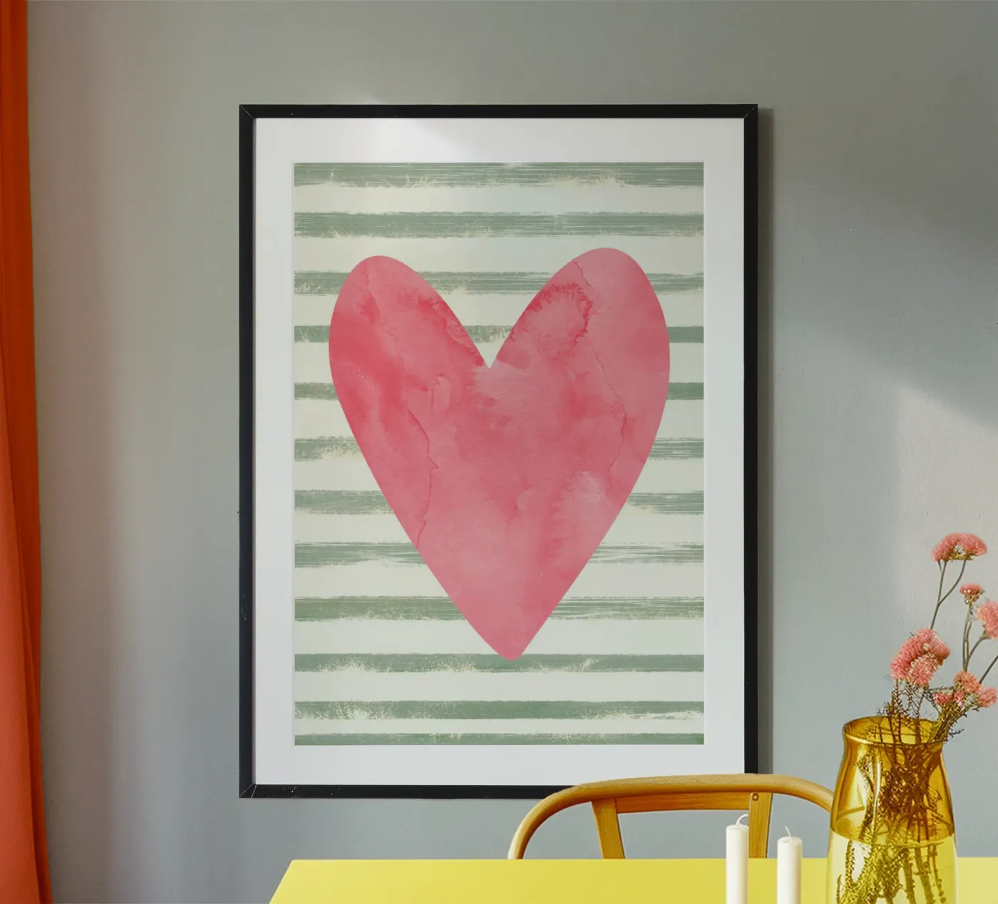 Heart poster by PinkCandyWalls