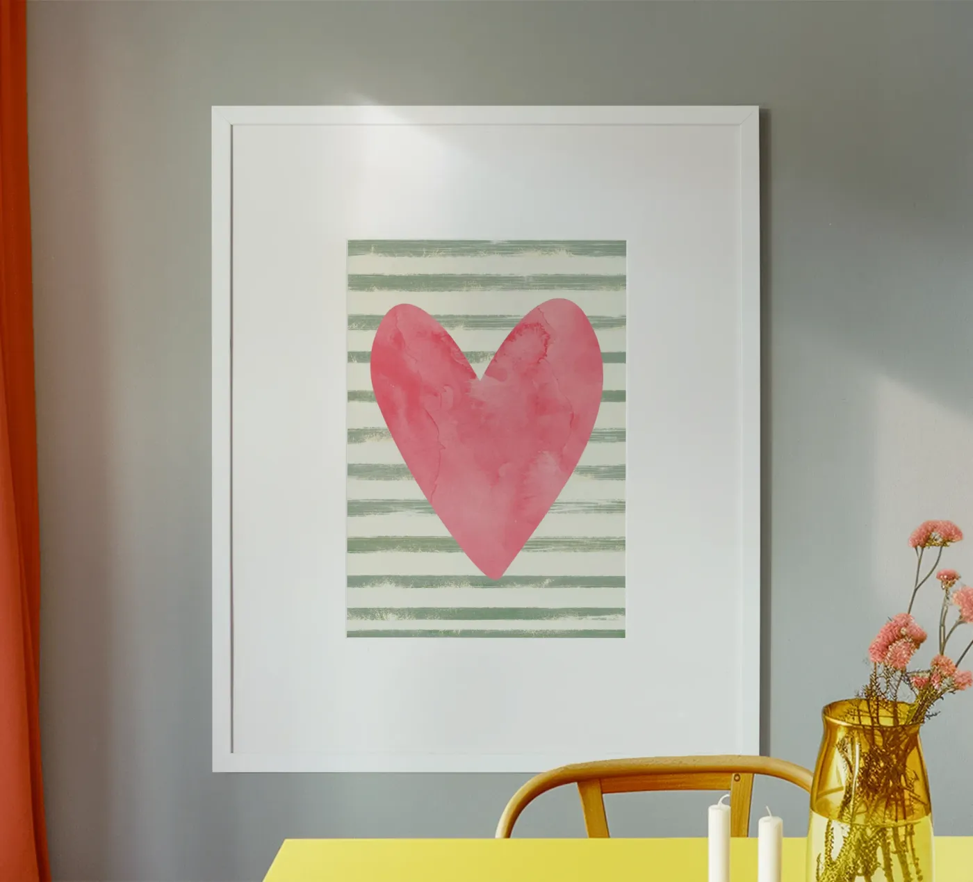 Heart poster de PinkCandyWalls