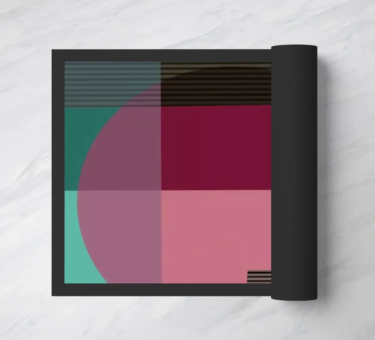 Circular Converge doormat by Rocket68