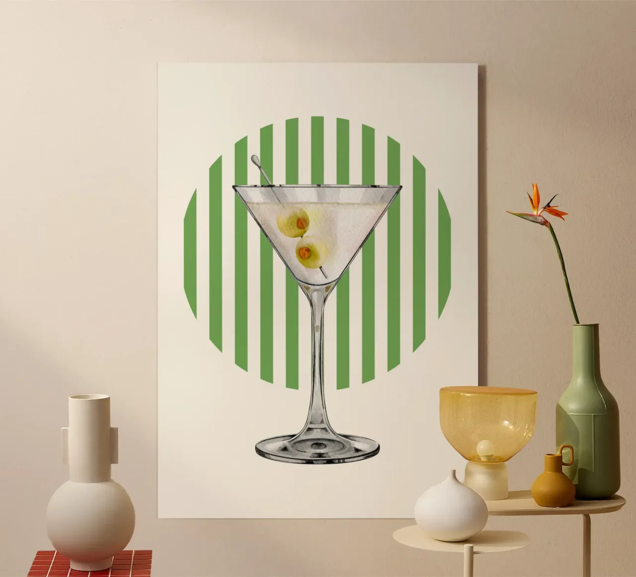 Martini plexiglass da PinkCandyWalls