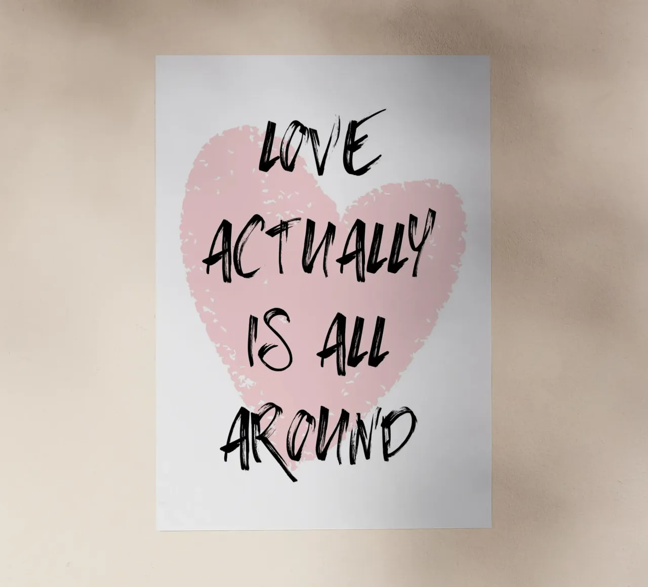 Love actually is all around pellicola backlit da PinkCandyWalls
