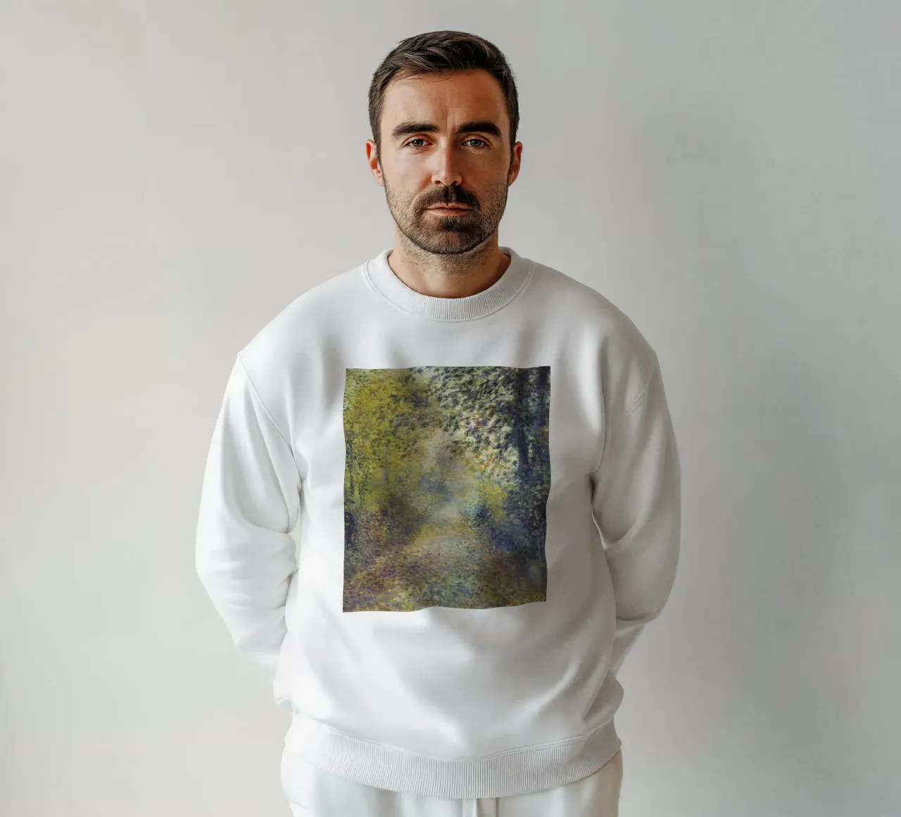 Pierre Auguste Renoir In den Wäldern Sweatshirt von 50 masterpieces