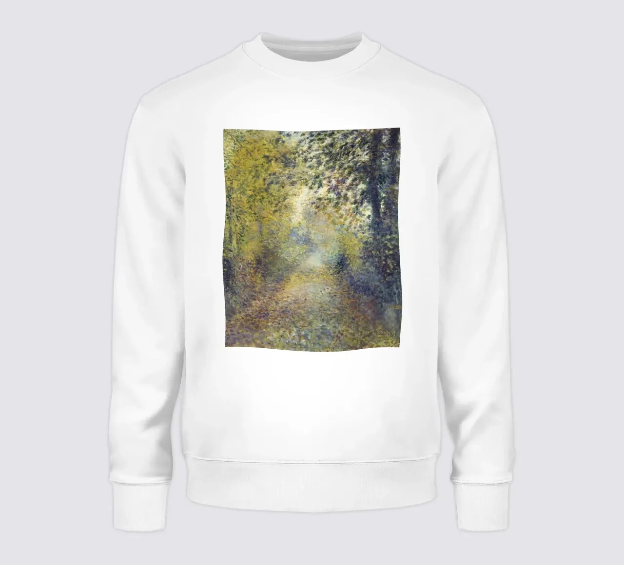 Pierre Auguste Renoir In den Wäldern Sweatshirt von 50 masterpieces
