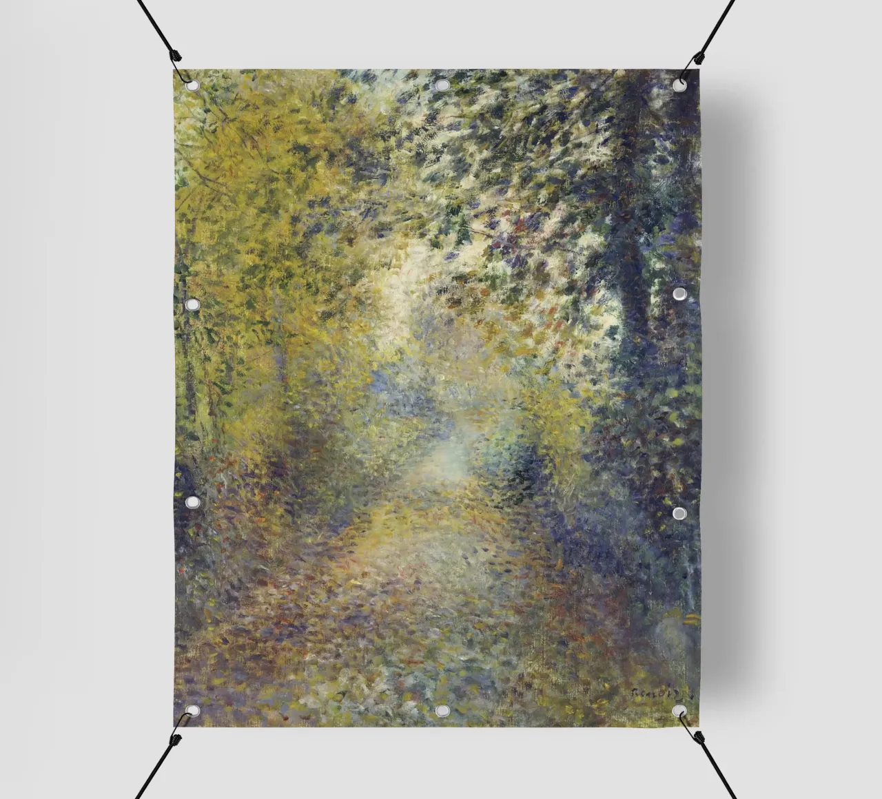 Pierre Auguste Renoir Nel bosco telo in pvc da 50 masterpieces