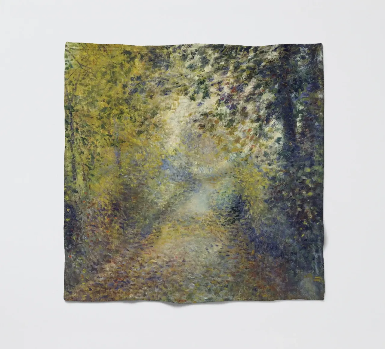 Pierre Auguste Renoir In den Wäldern Fleecedecke von 50 masterpieces